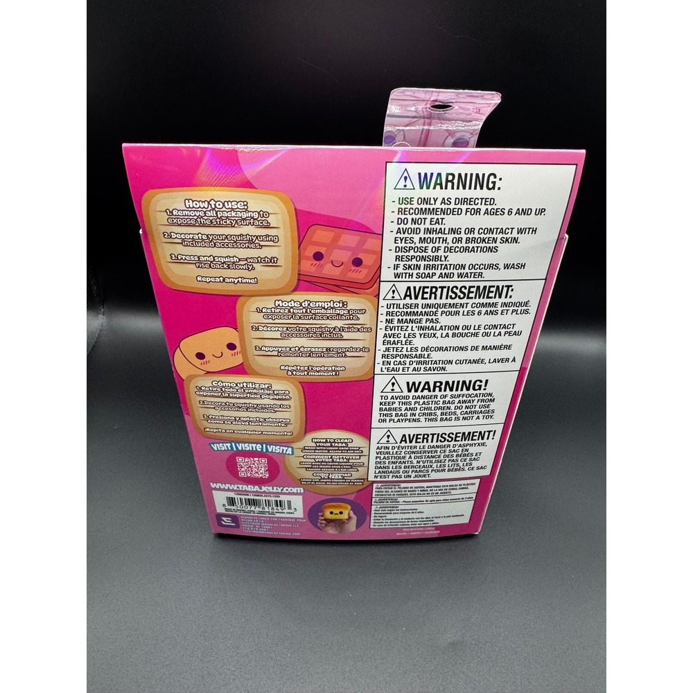 Taba Jelly Rise & Squish Scented Slow Rise Squishy Donut Toy Pink 2 Piece Set - Picture 3 of 5